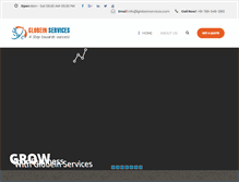 Tablet Screenshot of globeinservices.com